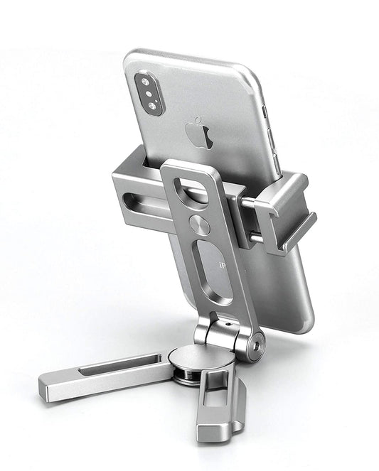 LEOFOTO PS-2 Silver Smartphone Clamp/Holder/Video/Selfie Stand Arca/RRS image 1