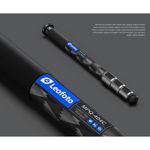 Leofoto MPQ-404C 4-Section Carbon Fiber Monopod with Case image 2