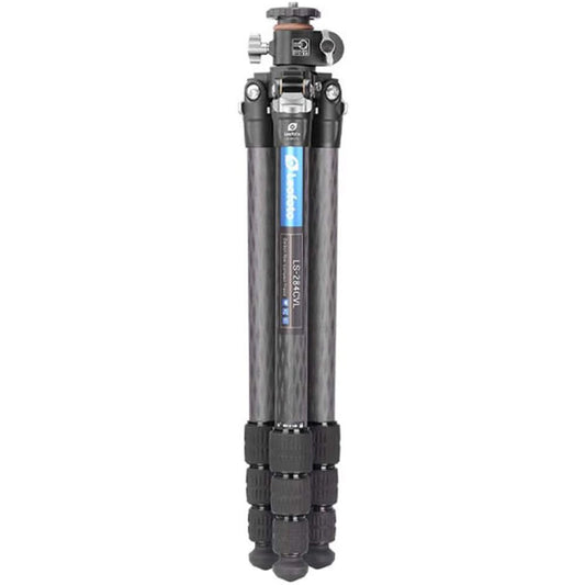 Leofoto LS-284CVL Ranger Series Carbon Fiber Tripod with Lateral Center Column image 1