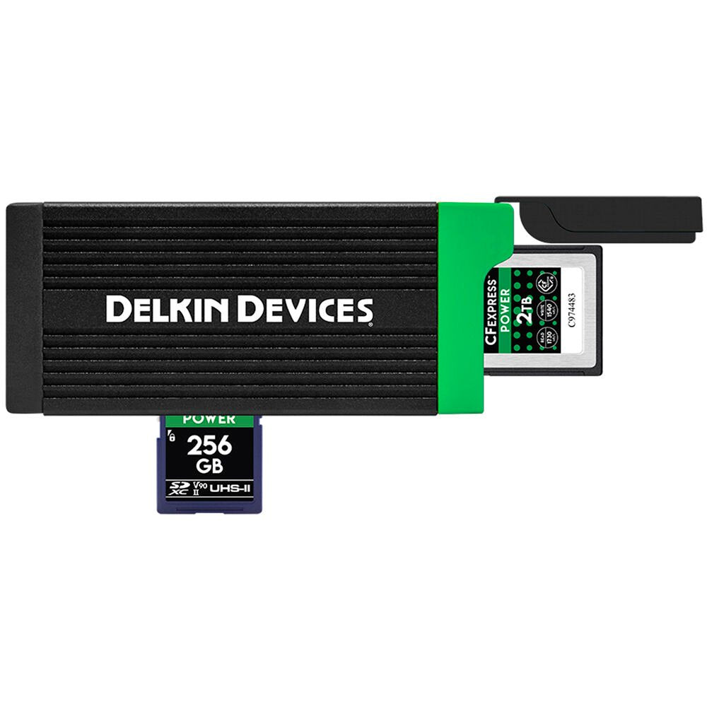 Delkin Devices USB 3.2 CFexpress Type B Card and SD UHS-II Memory Card Reader image 2