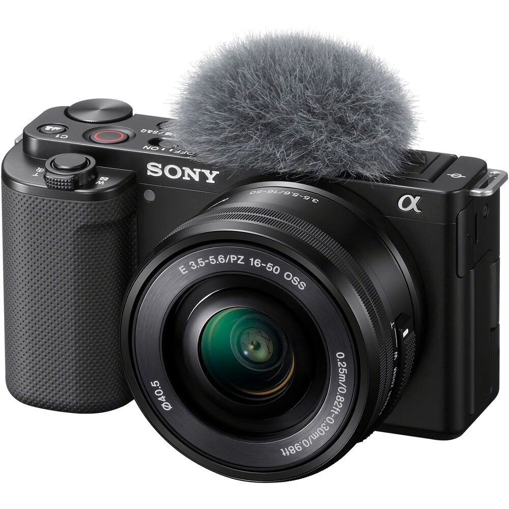 Sony ZV-E10 Mirrorless Camera with 16-50mm Lens (Black) image 0