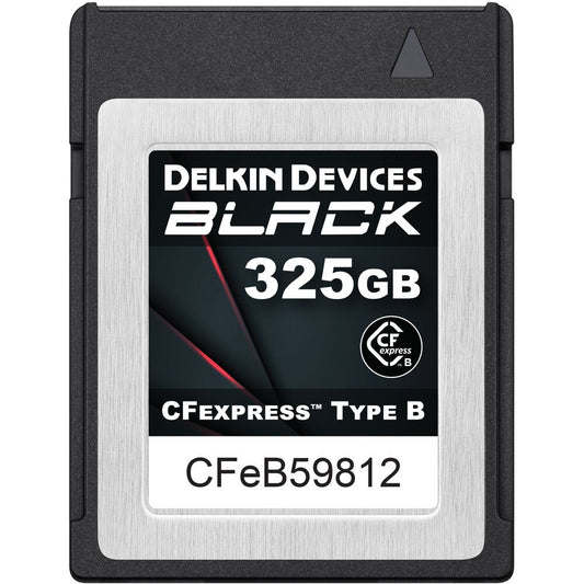 Delkin Devices 325GB BLACK CFexpress Type B Memory Card image 0