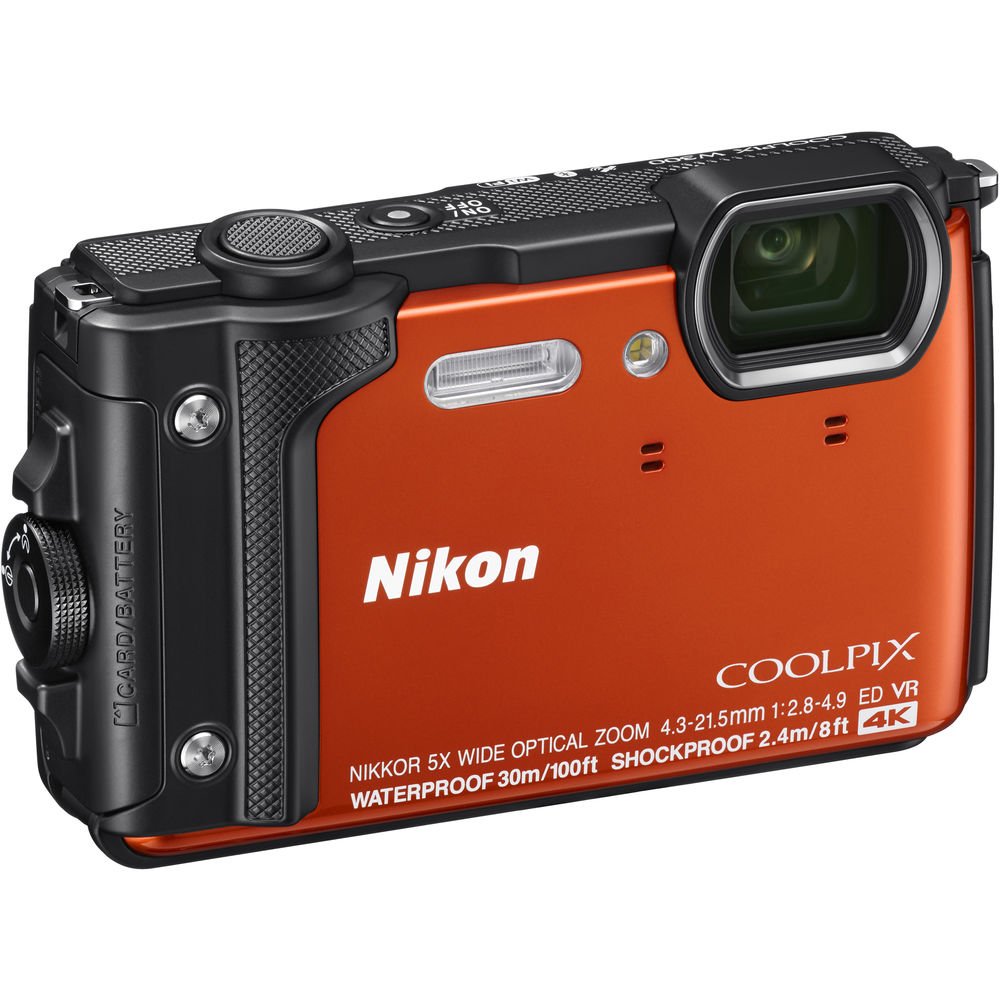 Nikon COOLPIX W300 Digital Camera (Orange) & Green image 2