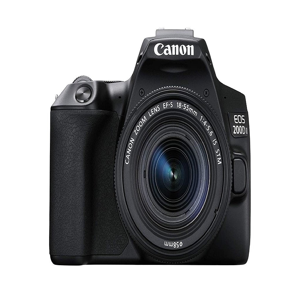 Canon EOS 200D II 24.1MP Digital SLR Camera + EF-S 18-55mm f4 is STM Lens image 0