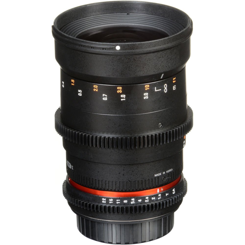 Samyang 35mm T1.5 VDSLRII Cine Lens for Canon EF Mount image 5