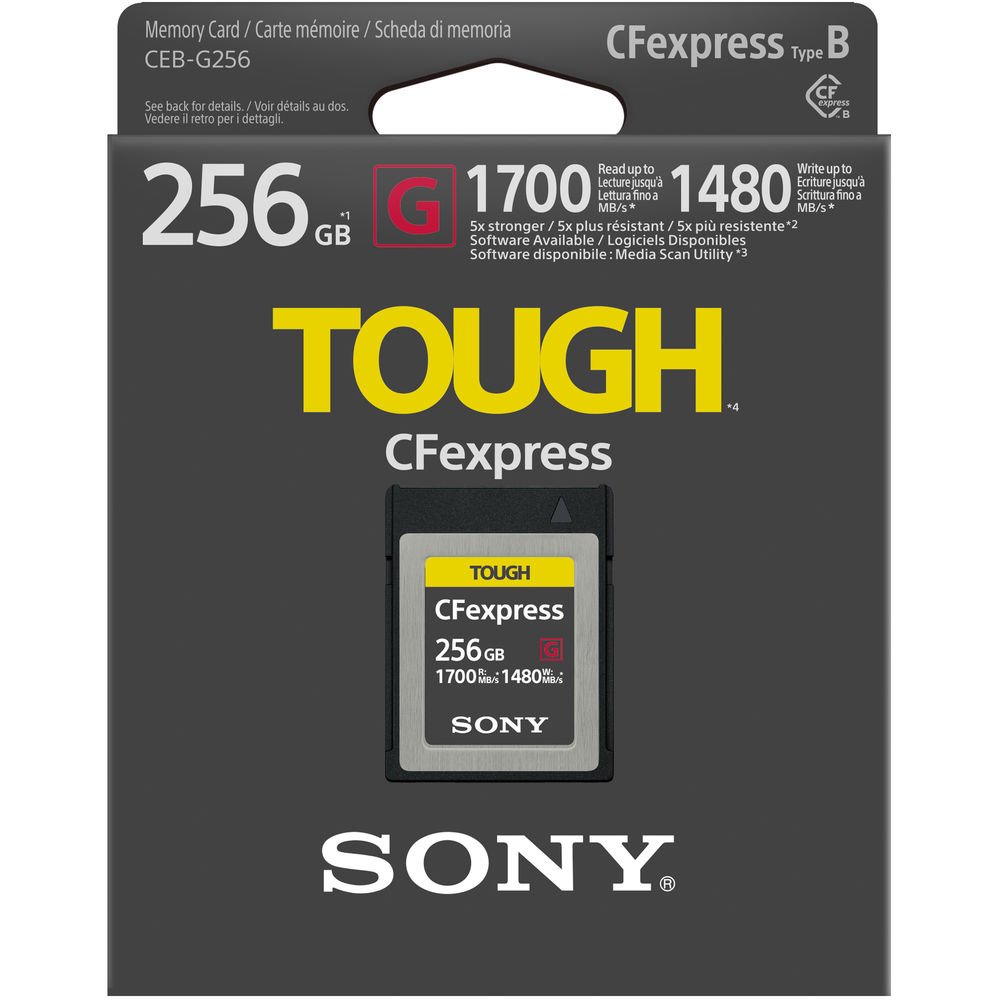 Sony 256GB CFexpress Type B TOUGH Memory Card image 1
