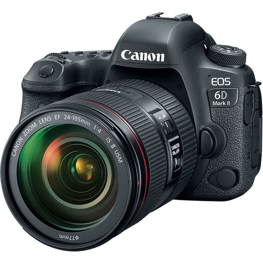 Canon EOS 6D Mark II DSLR Camera with 24-105mm f/4L II Lens image 0