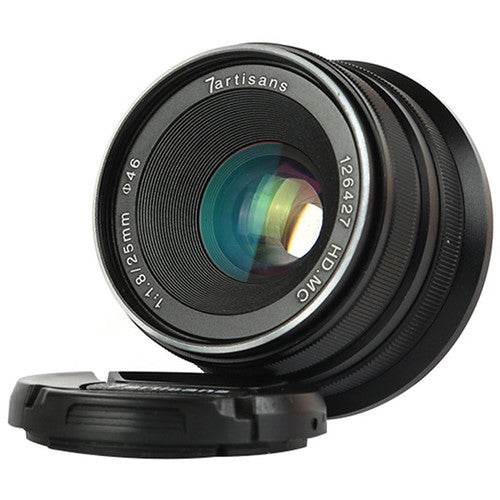 7Artisans 25mm f/1.8 Lens (Fujifilm X, Black) image 5