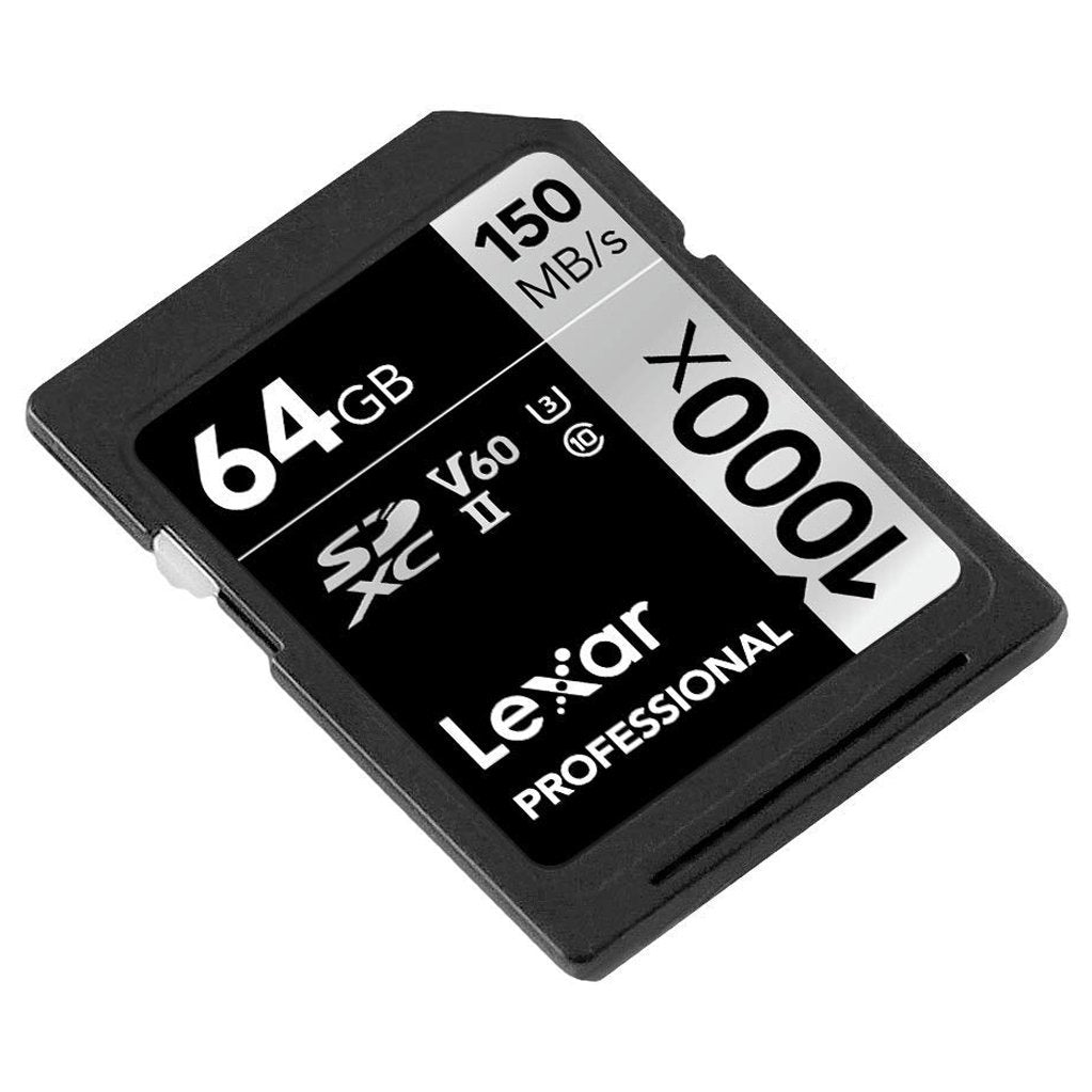Lexar 64GB Professional 1000x UHS-II SDXC Memory Card image 2