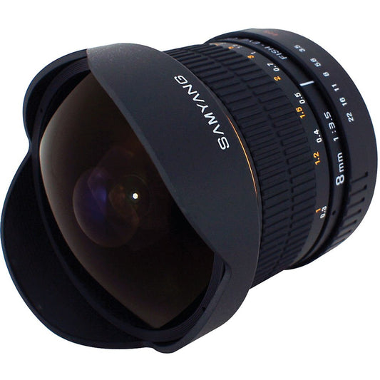 Samyang 8mm Ultra Wide Angle f/3.5 Fisheye Lens for Canon Mount image 1