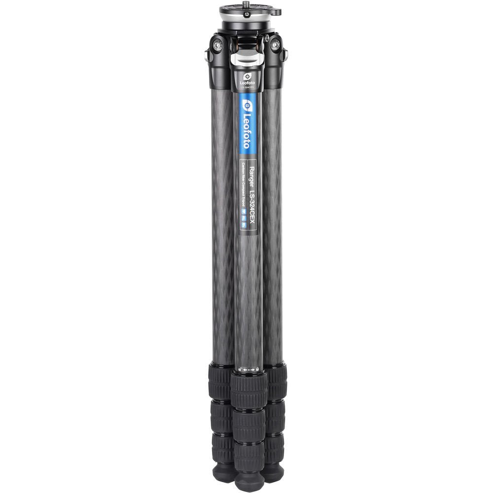 Leofoto LS-324CEX Ranger Series Carbon Fiber Tripod with 15° Leveling Base image 1