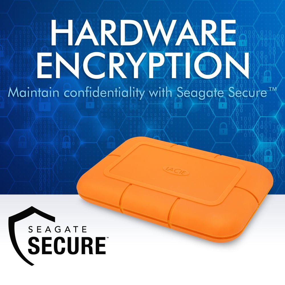 LaCie 1TB Rugged USB 3.2 Gen 2 Type-C External SSD image 3