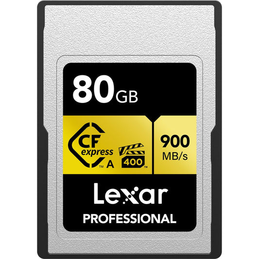 Lexar 80GB Professional CFexpress Type A Card GOLD Series image 0