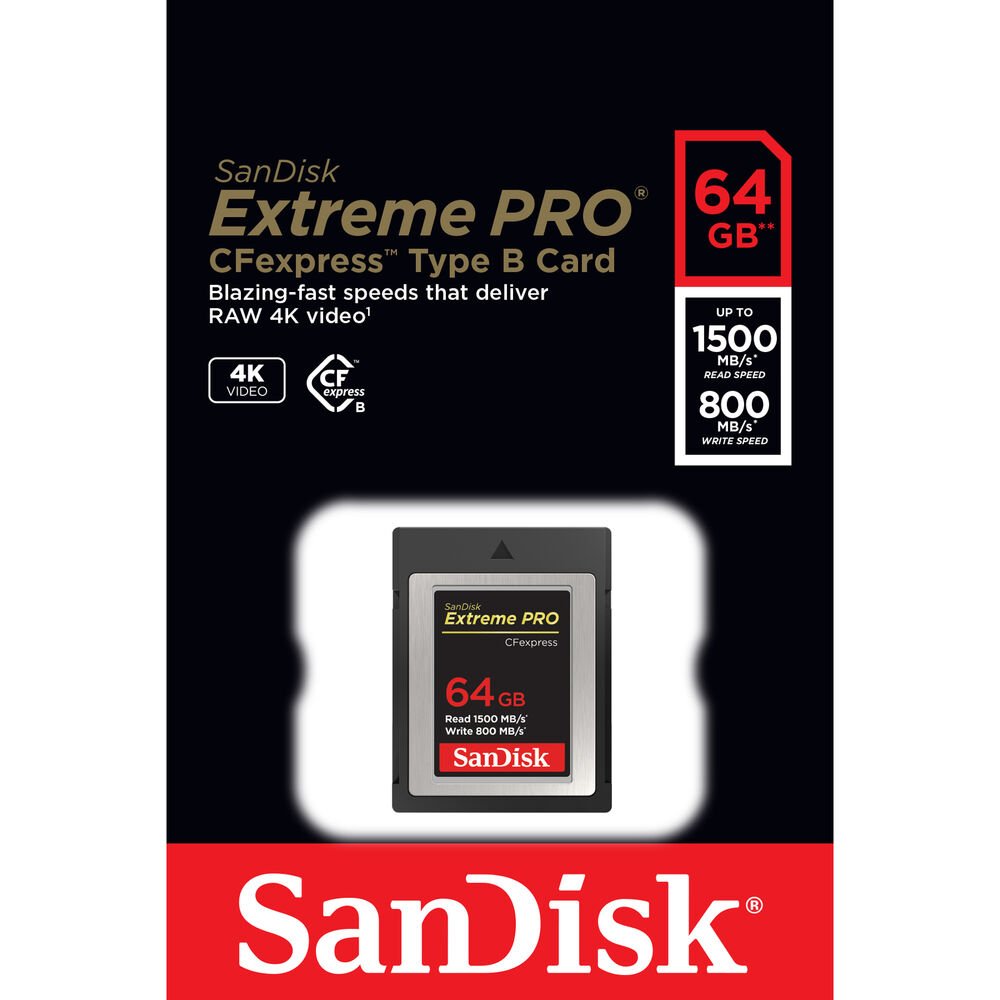 SanDisk 64GB Extreme PRO CFexpress Card Type B image 3