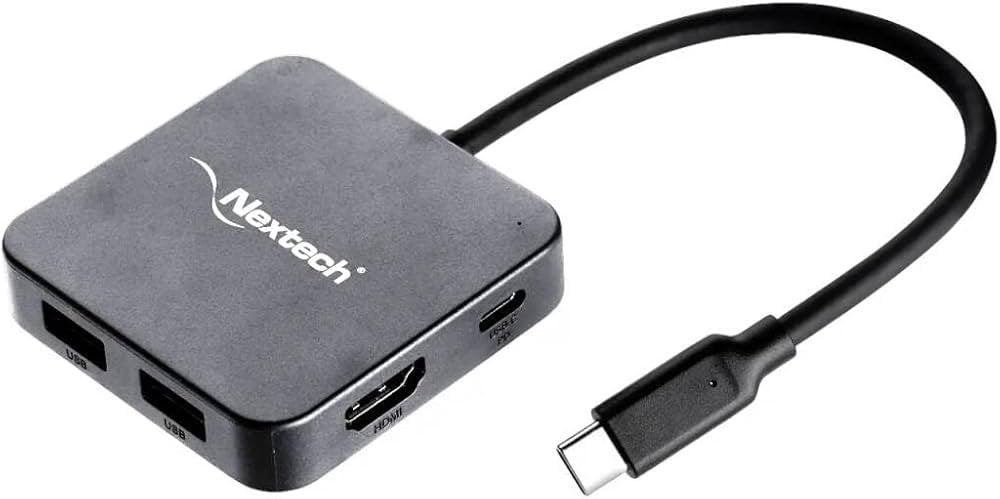 Nextech NA36TSD USB-C 7 in 1 HDMI Dock. M to 3x usb3.1F + hdmi+ SD+TF card image 0