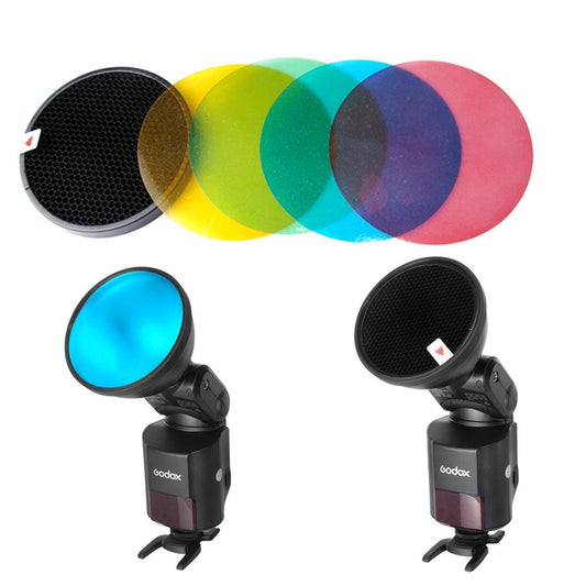 Godox Ad-s11 Color Gel Pack + Reflector Grid image 0
