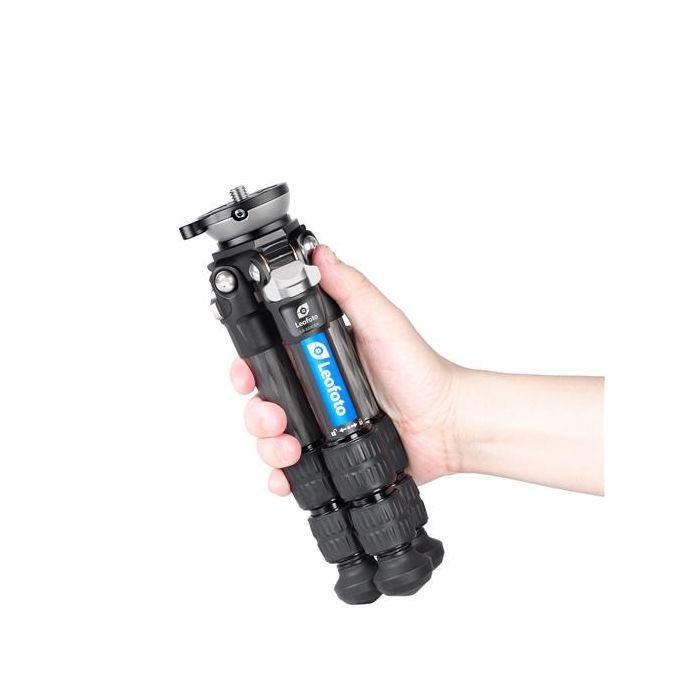Leofoto LS-223CEX Ranger Series Carbon Fiber Tabletop Tripod with 15° Leveling Base image 2
