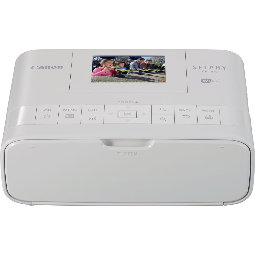 Canon SELPHY CP1200 Wireless Compact Photo Printer (White) image 4