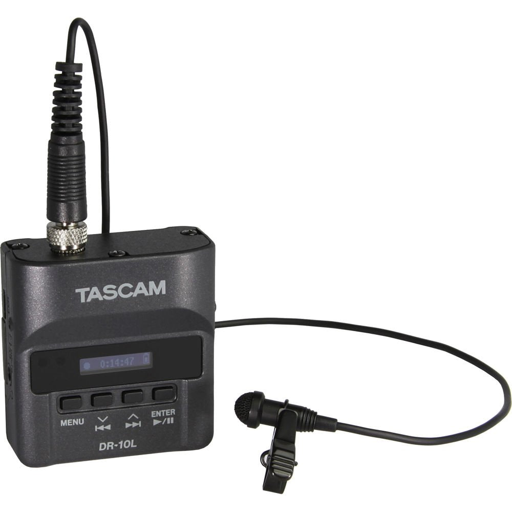 TASCAM DR-10L Micro Portable Audio Recorder with Lavalier Microphone image 0