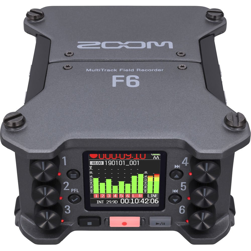 Zoom F6 6-Input / 14-Track Multitrack Field Recorder image 1