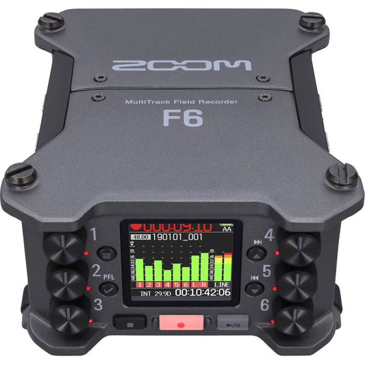 Zoom F6 6-Input / 14-Track Multitrack Field Recorder image 1