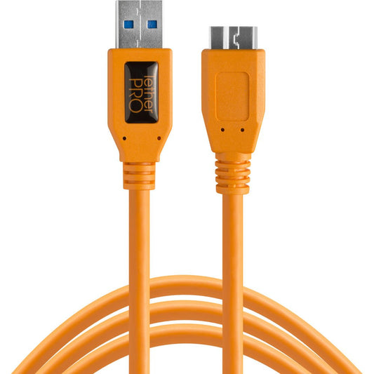 TetherPro USB 3.0 Male Type-A to USB 3.0 Micro-B Cable image 0