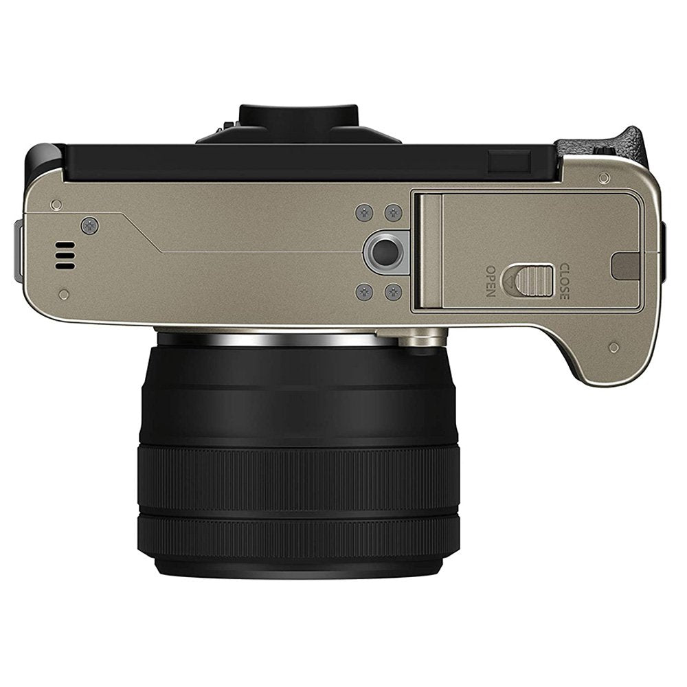 Fujifilm X-T200 Mirrorless Camera with 15-45mm Lens (Champagne Gold) image 1