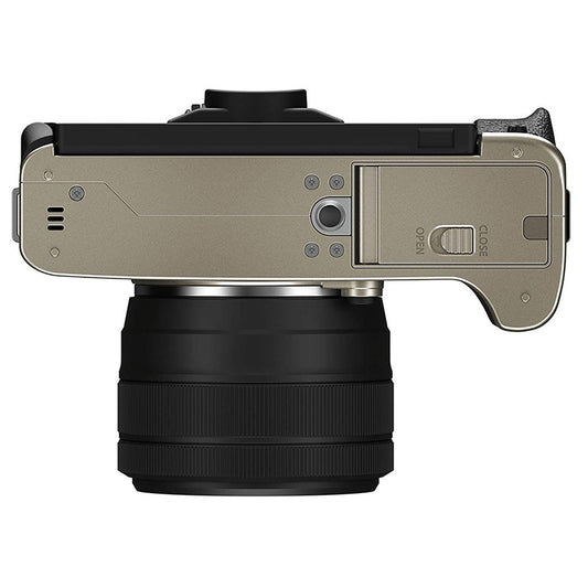 Fujifilm X-T200 Mirrorless Camera with 15-45mm Lens (Champagne Gold) image 1