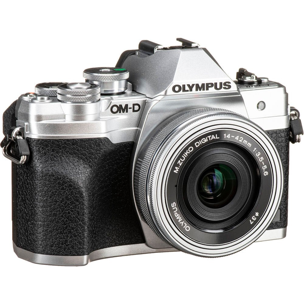 Olympus OM-D E-M10 Mark IV Mirrorless Camera with 14-42mm EZ Lens (Silver) image 2