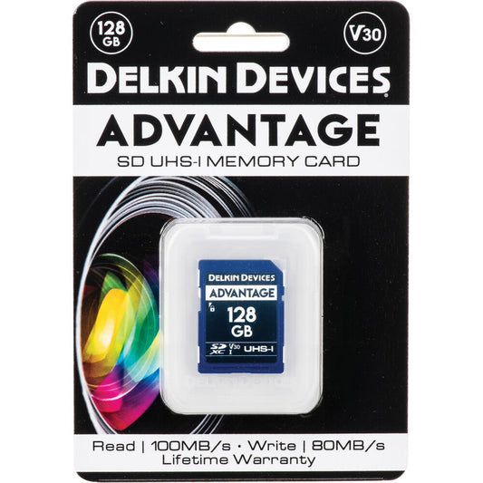Delkin Devices 128GB Advantage UHS-I SDXC Memory Card image 0