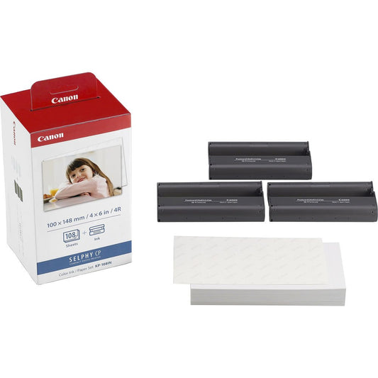 Canon KP-108IN Color Ink and Paper Set image 0