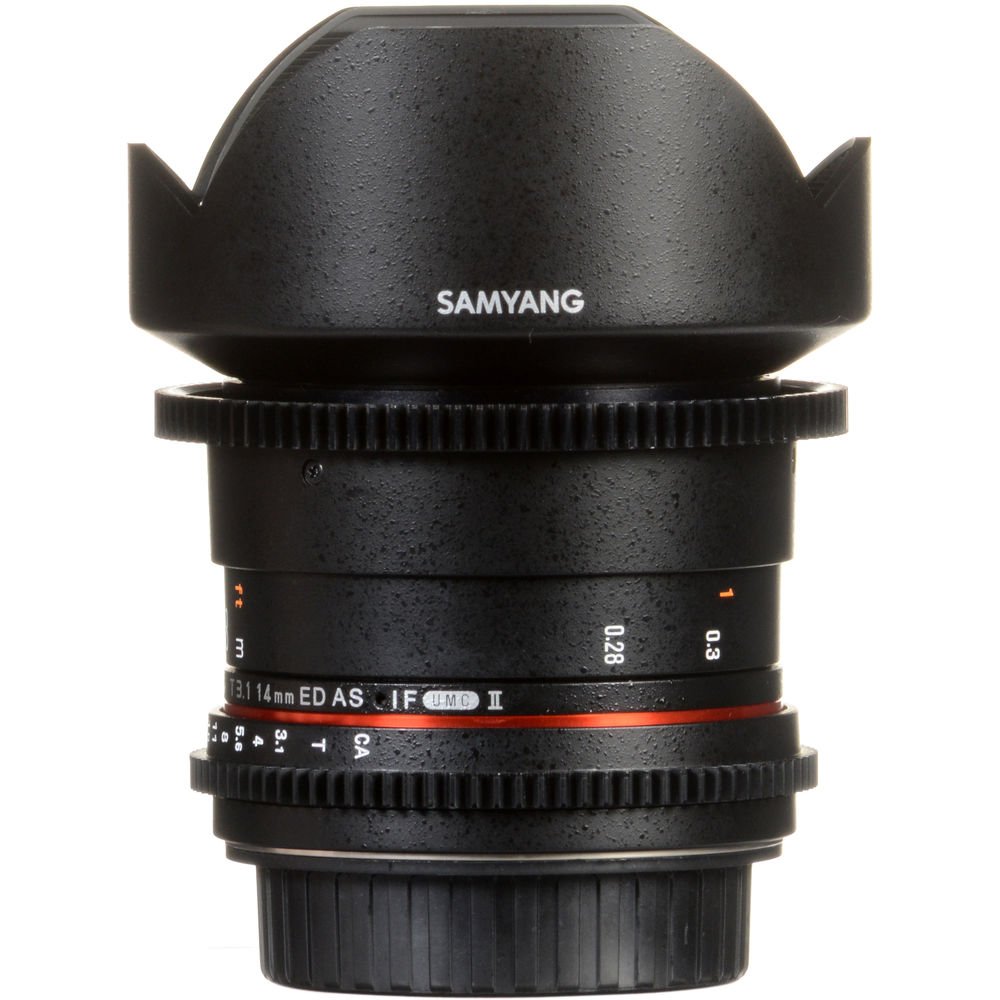 SAMYANG 14MM T3.1 MK2 LENS FOR CANON EF MOUNT image 0