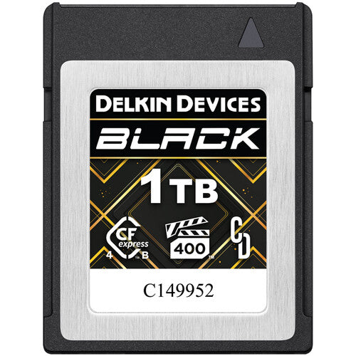 Delkin Devices 1TB BLACK CFexpress Type B 4.0 Memory Card image 0