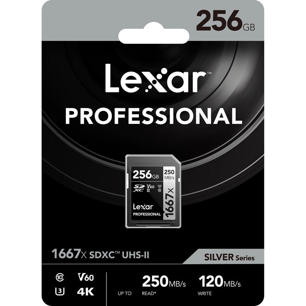 Lexar 256GB Professional 1667x UHS-II SDXC Memory Card image 2