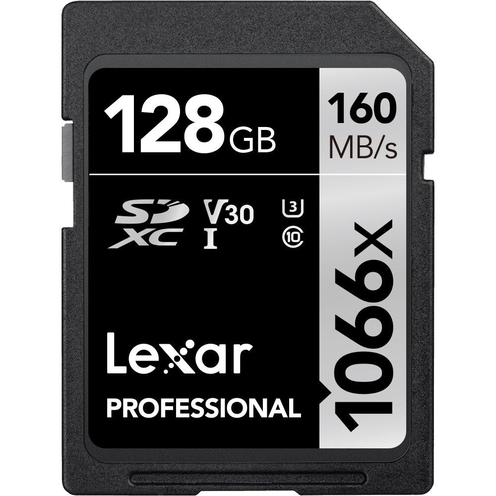 Lexar 128GB Professional 1066x UHS-I SDXC Memory Card (SILVER Series) image 0