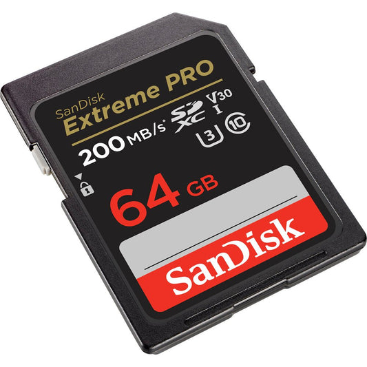 SanDisk 64GB Extreme PRO UHS-I SDXC Memory Card image 1