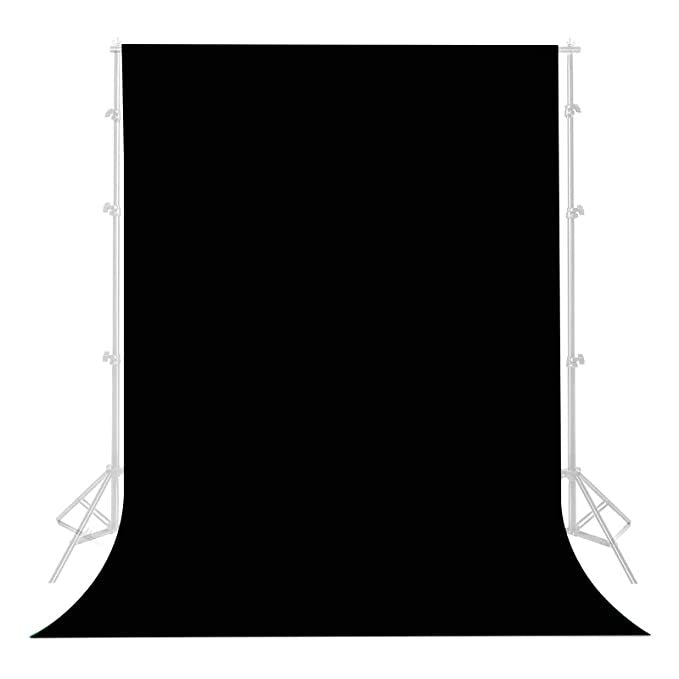 BOSS BACKDROP CLOTHS PLAIN 8X12ft - Black image