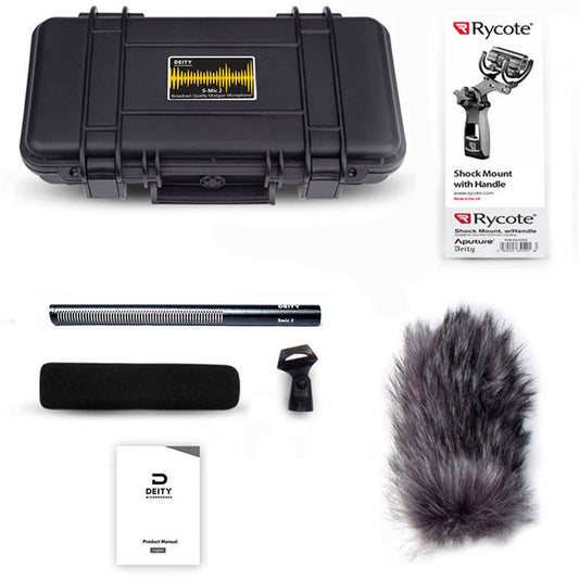 Deity Microphones S-Mic 2 Location Kit Moisture-Resistant Shotgun Microphone with Pistol Grip Shockmount and Windjammer image 0