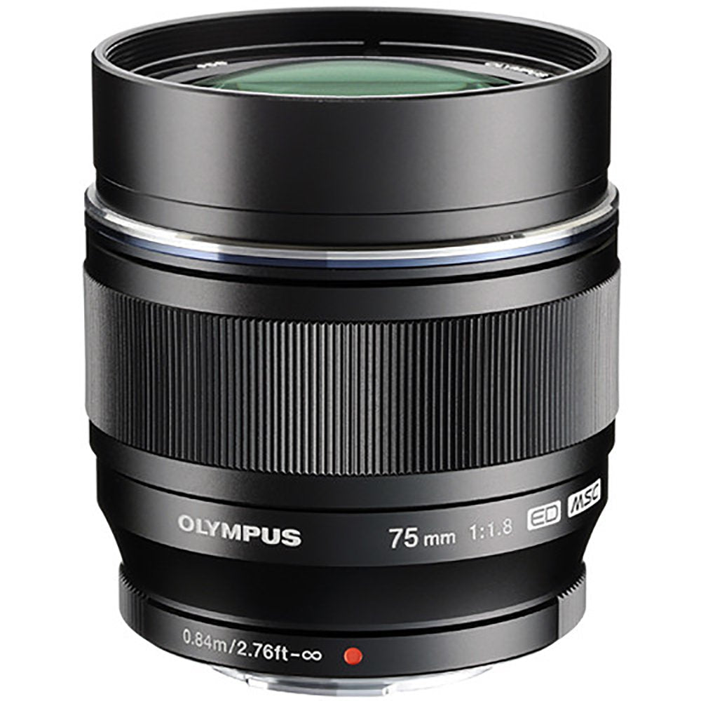 Olympus M.Zuiko Digital ED 75mm f/1.8 Lens (Black) image 1