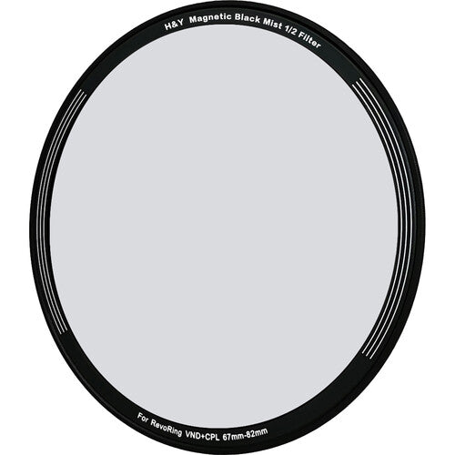 H&Y Filters Black Mist Magnetic 1/2 Clip-On Filter for RevoRing (67-82mm) image 1