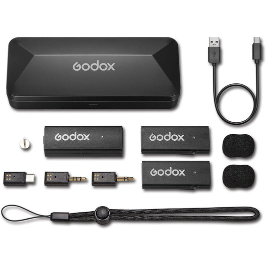 Godox MoveLink Mini UC 2-Person Wireless Microphone System for Cameras & Mobile Devices image 0