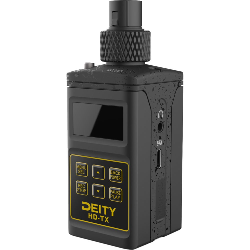 Deity Microphones HD-TX Plug-On Transmitter with Built-In Recorder (2.4 GHz) image 2