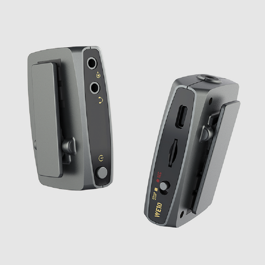 Mirfak WE10 Pro Dual Transmitter Wireless Microphone System image 1