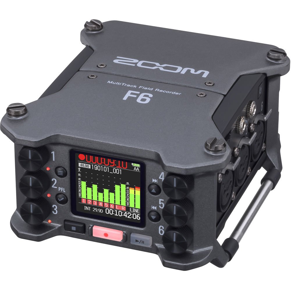Zoom F6 6-Input / 14-Track Multitrack Field Recorder image 4