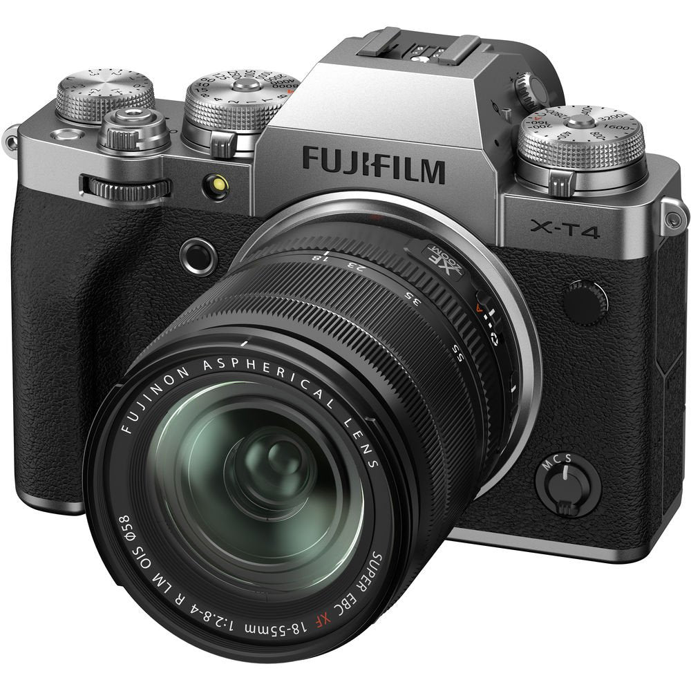 FUJIFILM X-T4 Mirrorless Digital Camera with 18-55mm Lens (Silver) image 2