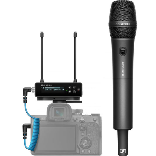 Sennheiser EW-DP 835 SET Camera-Mount Digital Wireless Handheld Microphone System (Q1-6: 470 to 526 MHz) image 0