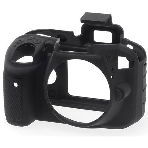 easyCover Silicone Protection Cover for Nikon D3300 and D3400 - Black image