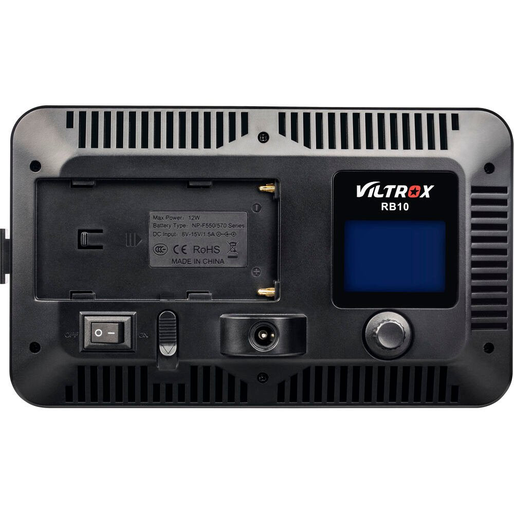 Viltrox RB10 On-Camera Adjustable RGB LED Light with Display image 2