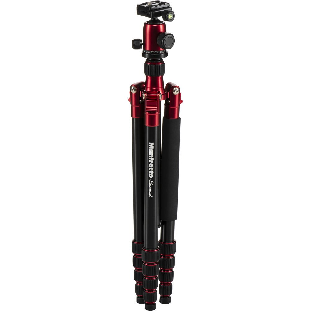 Manfrotto Element Big Aluminum Traveler Tripod (Red) image 5