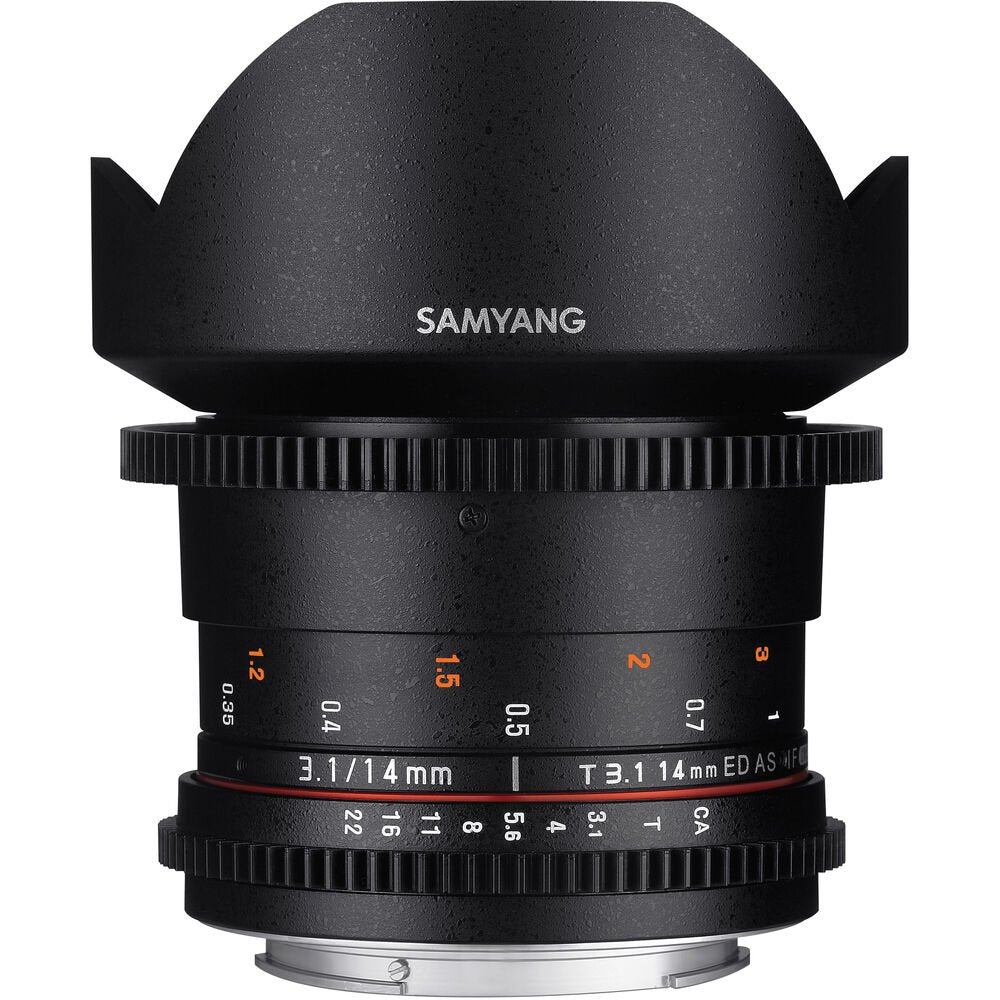 Samyang 14mm T3.1 VDSLRII Cine Lens for Sony E-Mount image 0